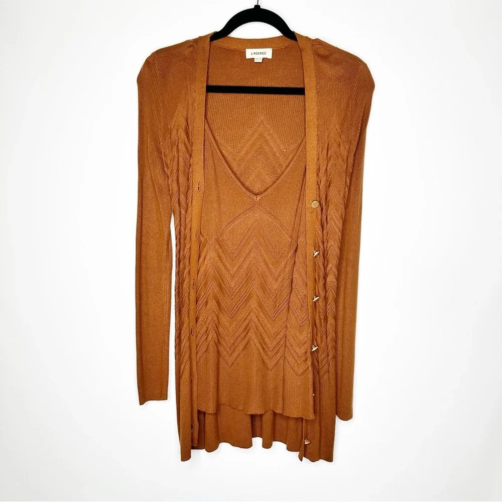 L’agence Millie Cardigan Set Size XS - Picture 2 of 6